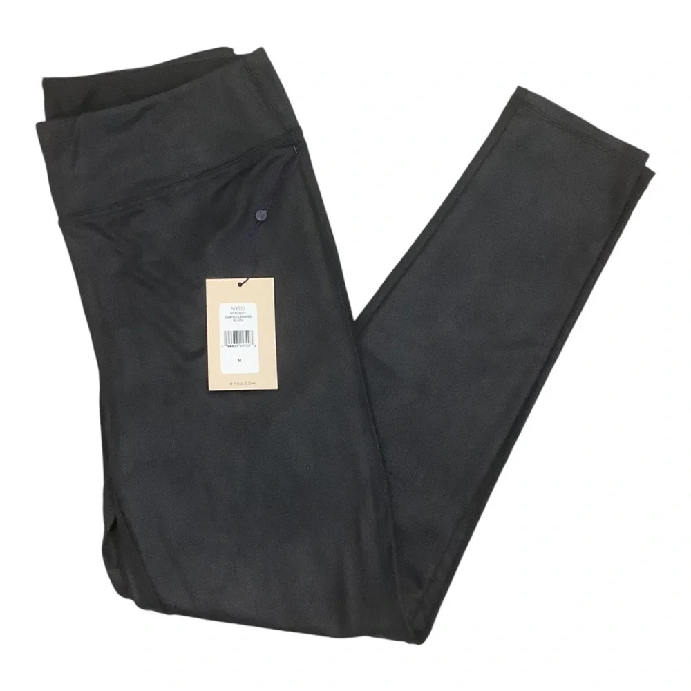 NYDJ Lift Tuck®‎ Coated Legging Pants In Black M